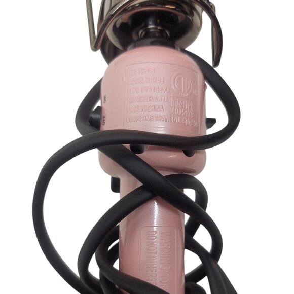 Hot Tools Professional Curling Iron Wand 1 1/2" Titanium Barrel PINK #HPK46 - Picture 4 of 8
